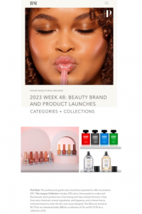pla beautymatter placement beauty pr