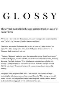 Glossy Placement Featuring PLA Beauty PR