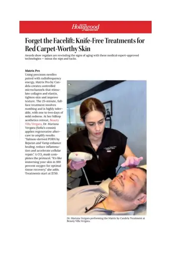 Forget the Facelift: Knife-Free Treatments for Red Carpet-Worthy Skin The Hollywood Reporter Beauty PR Placement